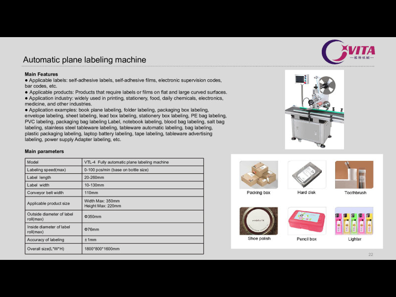 Automatic plane labeling machine